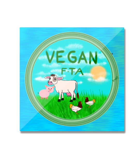 Vegan Fridge Magnet