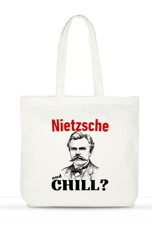 Nietzsche and chill Tote Bag