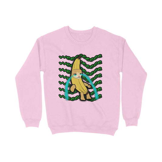 Crying Banana Cat Sweatshirt