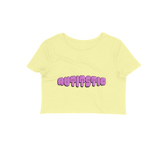 Autitstic Crop Top