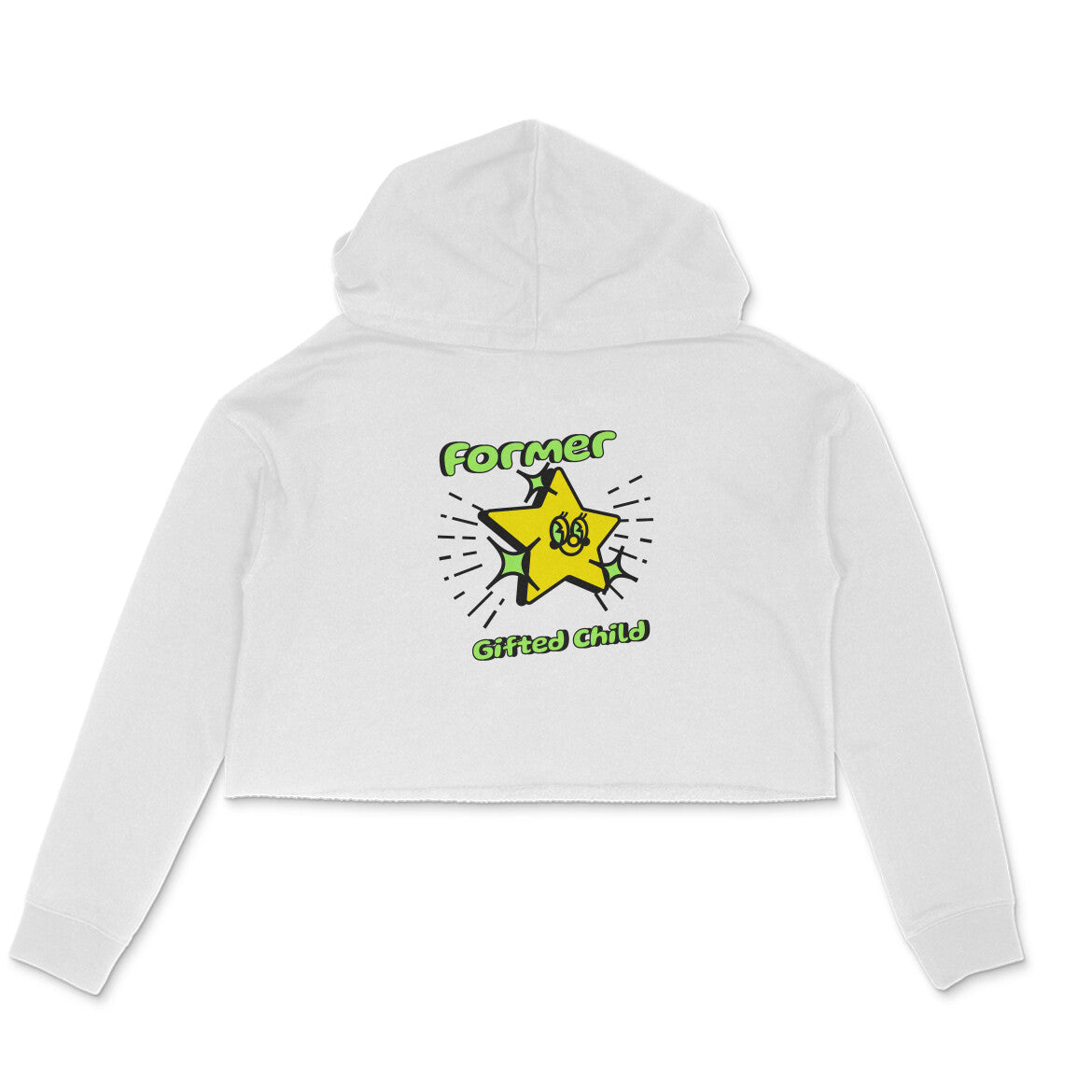 Gifted kid Crop Hoodie