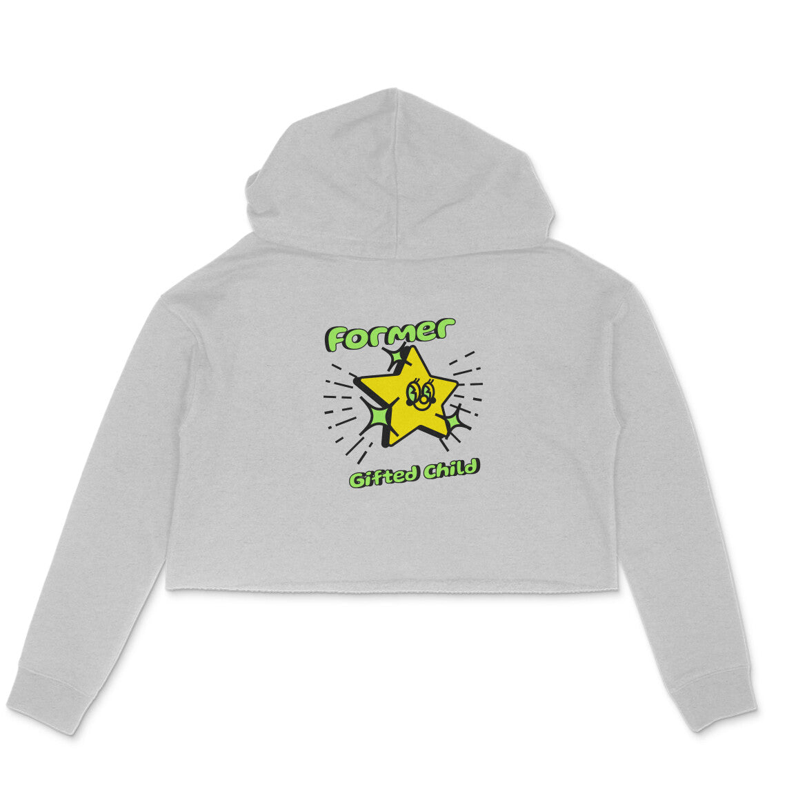 Gifted kid Crop Hoodie