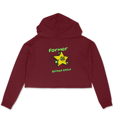 Gifted kid Crop Hoodie