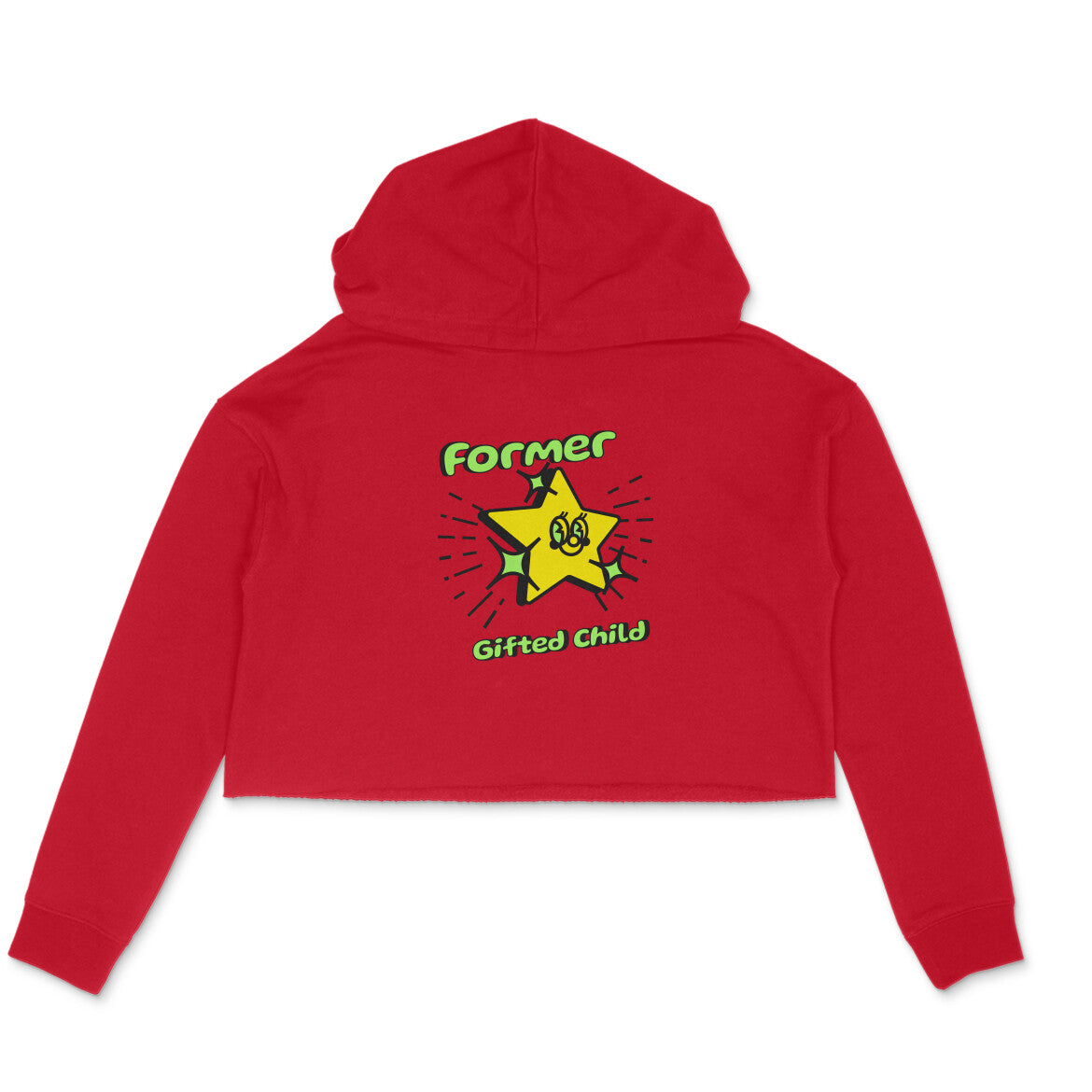 Gifted kid Crop Hoodie