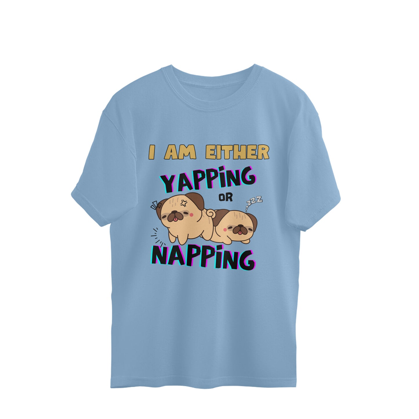 Yapping Or Napping Oversized Tee