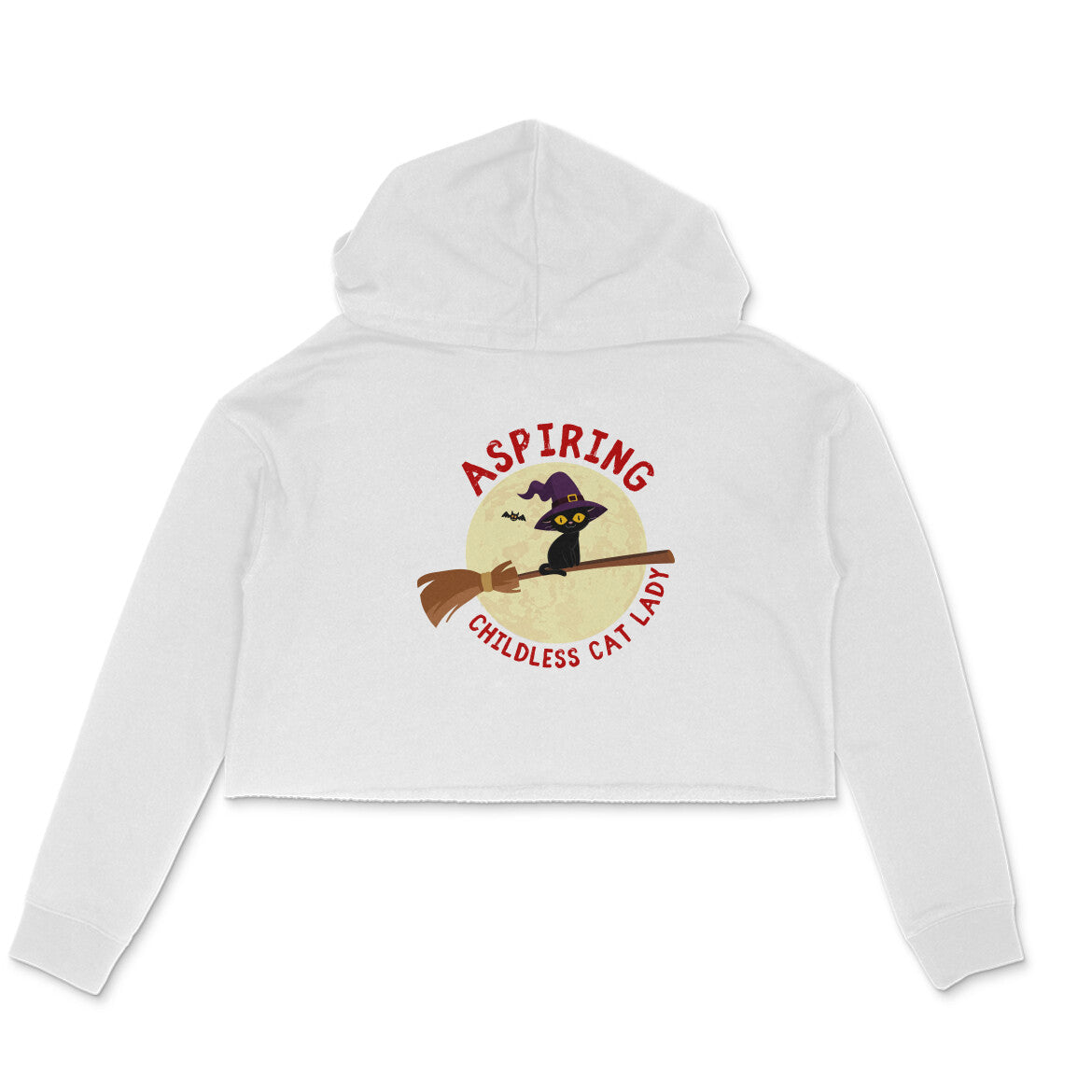 Childless Cat Lady Cropped Hoodie