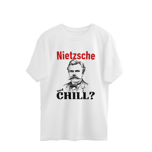 Nietzsche and Chill Oversized Tee