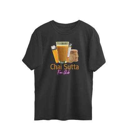 Chai Sutta Fan Club Oversized Tee