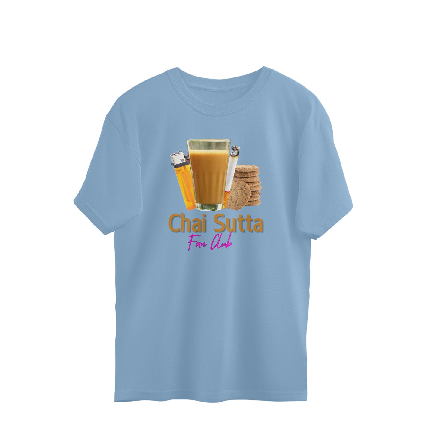 Chai Sutta Fan Club Oversized Tee