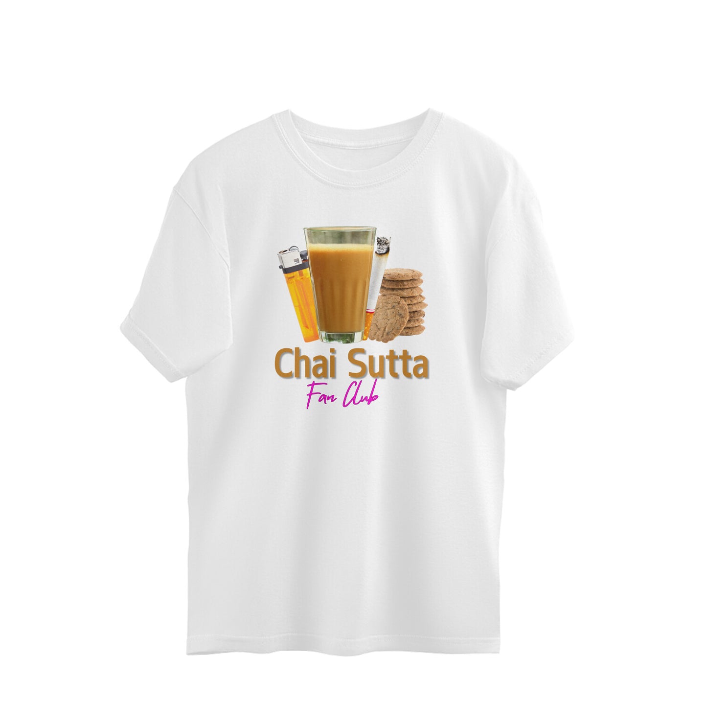 Chai Sutta Fan Club Oversized Tee