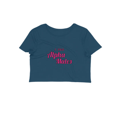 I Peg Alpha Males Crop Top