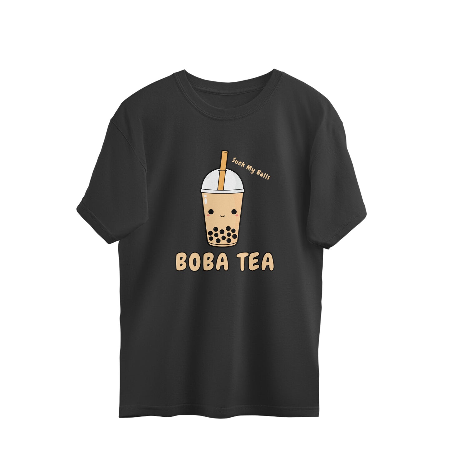 Boba Tea Oversized Tee