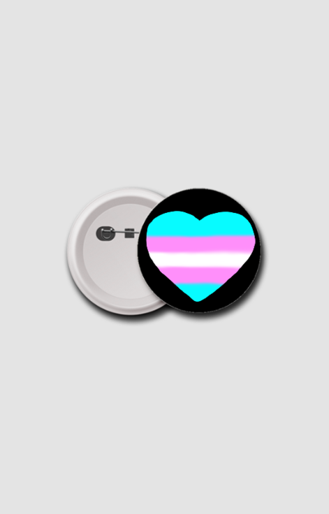 TRANS HEART BADGE