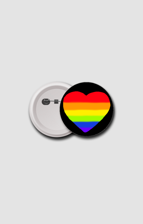 PRIDE HEART BADGE