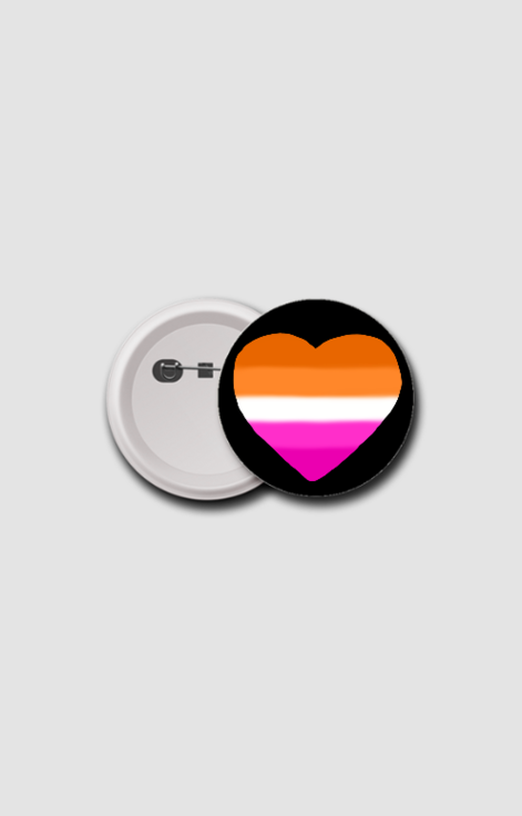 LESBIAN HEART BADGE